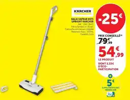 Hyper U Kärcher - balai vapeur kgsti upright offre
