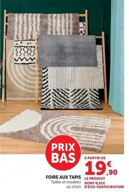 Hyper U Foire aux tapis offre