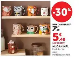 Hyper U Mug animal offre