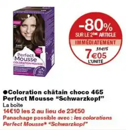 Monop' Schwarzkopf Perfect Mousse offre