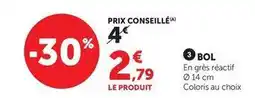 Super U Bol en gres reactif offre