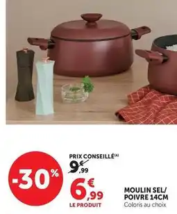 Super U Moulin sel/ poivre offre