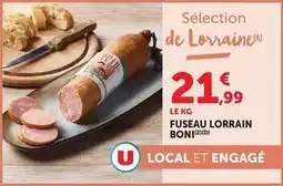 Hyper U Boni - fuseau lorrain offre