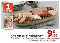 Hyper U André bazin - kit 2 personnes offre