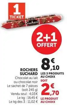Hyper U Suchard - rochers offre
