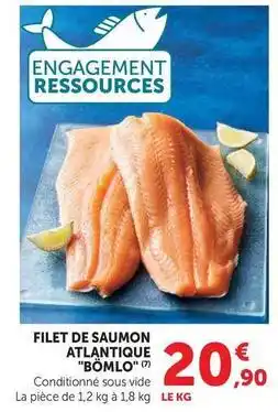 Hyper U Filet de saumon atlantique ''bomlo'' offre