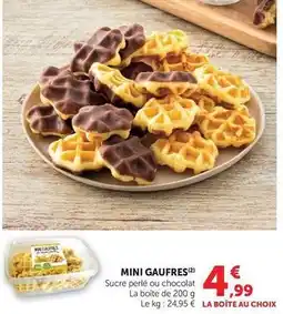 Hyper U Mini gaufres offre