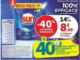 Super U Sun - capsules lave - vaisselle offre