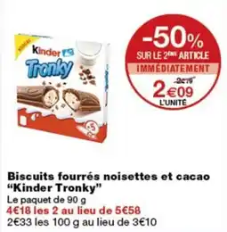 Monop' Kinder Tronky offre