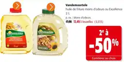 Colruyt Vandemoortele huile de friture offre