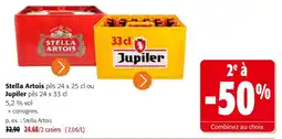 Colruyt Stella Artois Jupiler offre