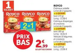 Super U Royco - cremeux /d'aspereges et croutons offre