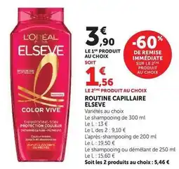 U Express L'oréal - routine capillaire elseve offre