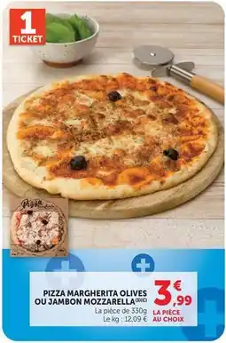 Super U Pizza margherita olives offre