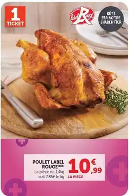 Super U Label rouge - poulet offre