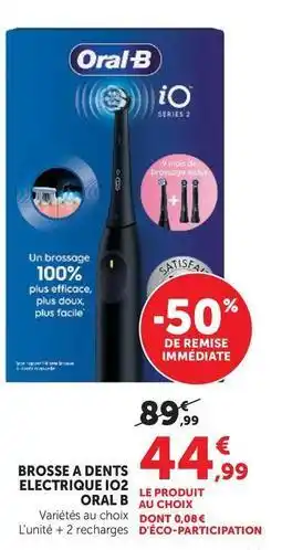 Super U Oral-b - brosse a dents electrique offre