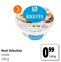 Colruyt Boni Selection ricotta offre