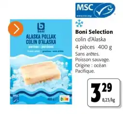 Colruyt Boni Selection colin d'Alaska offre