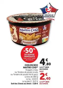 U Express Maître coq - coq en box offre