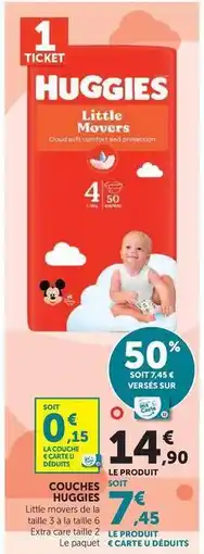 Super U Huggies - couches offre