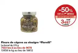 Monop' Florelli Fleurs de câpres offre