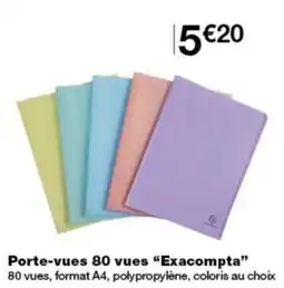 Monop' Exacompta Porte-vues 80 vues offre