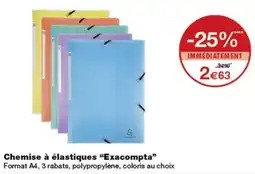 Monop' Exacompta Chemise à élastiques offre
