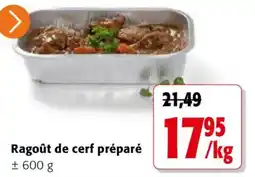 Colruyt Ragoût de cerf préparé offre