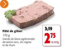 Colruyt Pâté de gibier offre