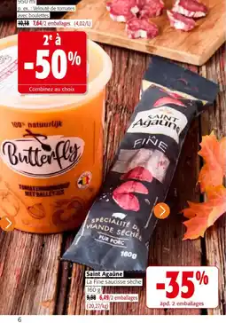 Colruyt Saint Agaune La Fine saucisse sèche offre