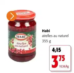 Colruyt Habi airelles au naturel offre