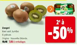 Colruyt Zespri kiwi vert Jumbo offre