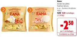 Colruyt RANA toutes les pâtes fraîches farcies offre