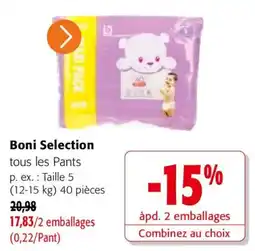 Colruyt Boni Selection tous les Pants offre