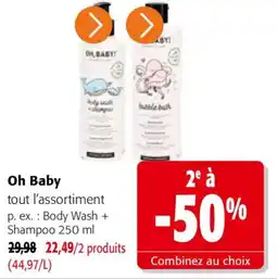 Colruyt Oh Baby Body Wash + Shampoo offre