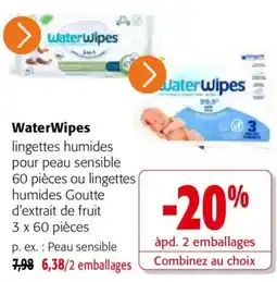 Colruyt WaterWipes lingettes humides offre
