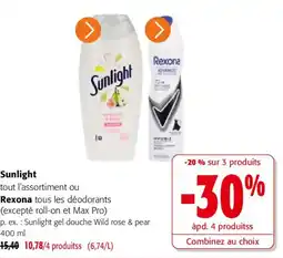 Colruyt Sunlight Rexona offre