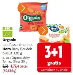 Colruyt Organix Hero Baby Boudoir offre