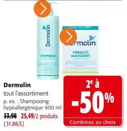 Colruyt Dermolin Shampooing hypoallergénique offre
