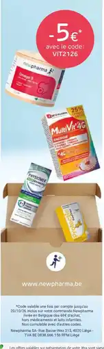 Colruyt newpharma Omega 3 offre
