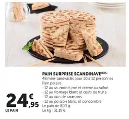 Super U Pain surprise scandinave offre