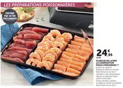 Super U Plancha de la mer la composition pour 4 personnes offre