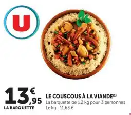 Super U U LE COUSCOUS À LA VIANDE offre