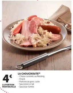 Super U LA CHOUCRUTE offre