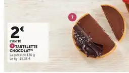 Super U 7 TARTELETTE CHOCOLAT offre