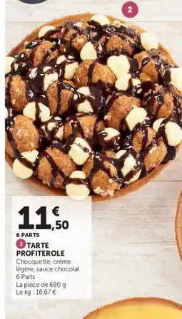 Super U TARTE PROFITEROLE offre