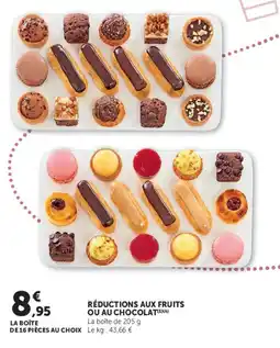Super U Réductions aux fruits ou au chocolat offre