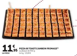Super U PIZZA 66 TOASTS JAMBON FROMAGE offre