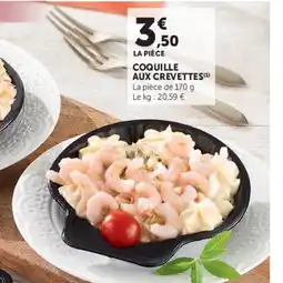 Super U Coquille aux crevettes offre
