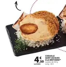 Super U Coquille saint jacques à la bretonne offre